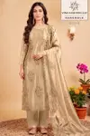 Mahiba By Ibiza Pure Lilen Jaquard Digital Print Dress Material Wholesale In India